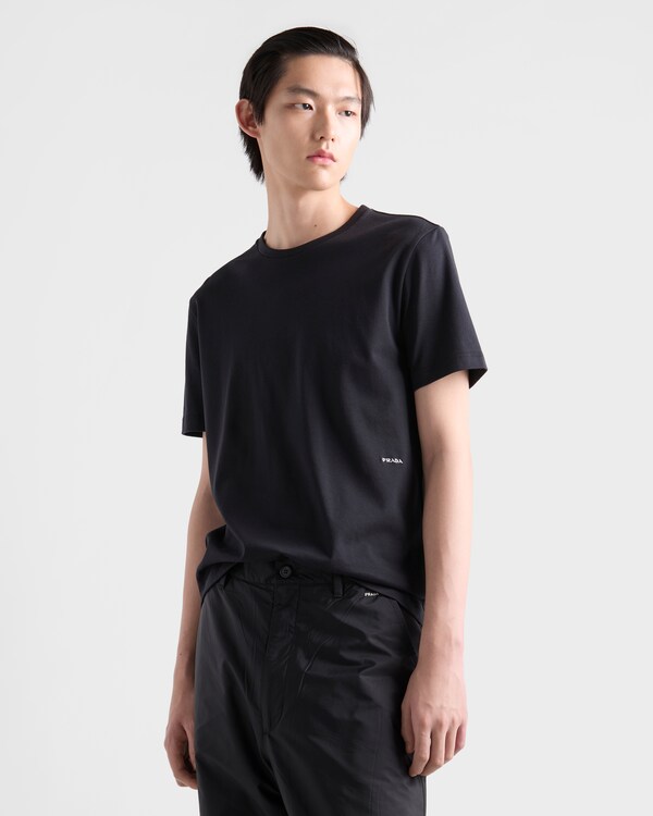 تيشيرت قطني - أسود تيشيرت قطني - أسود