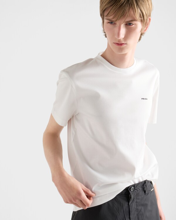 تيشيرت قطني - أبيض تيشيرت قطني - أبيض