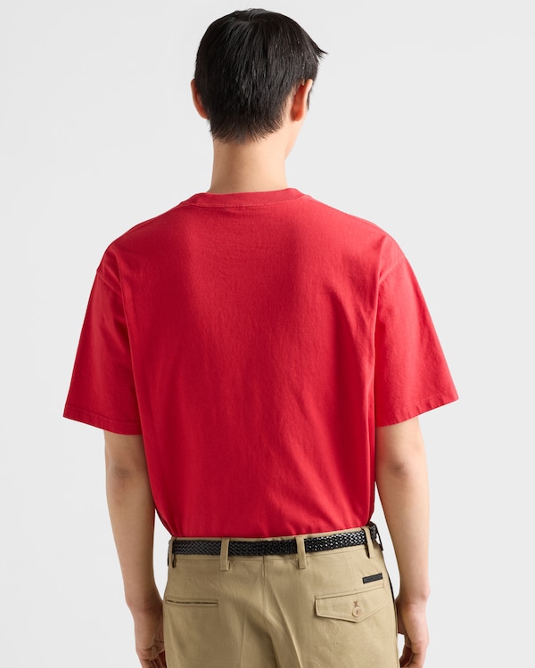 Cotton T-shirt - Red Cotton T-shirt - Red