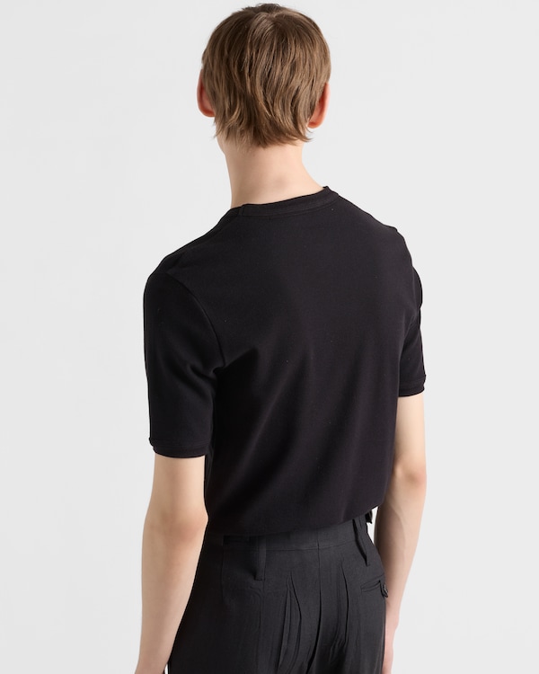 Cotton T-shirt - Black Cotton T-shirt - Black