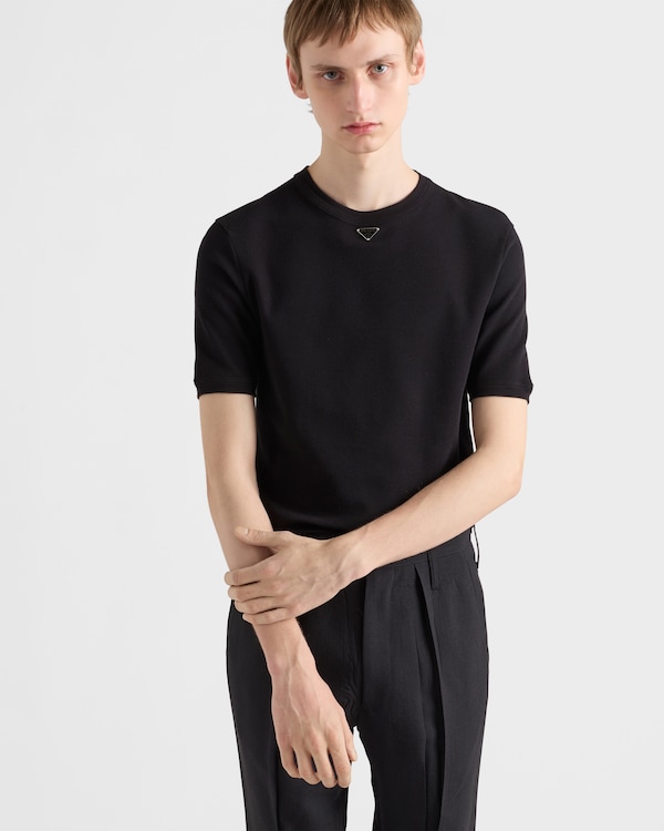 Cotton T-shirt - Black Cotton T-shirt - Black