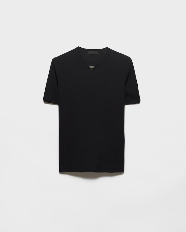 Cotton T-shirt - Black Cotton T-shirt - Black
