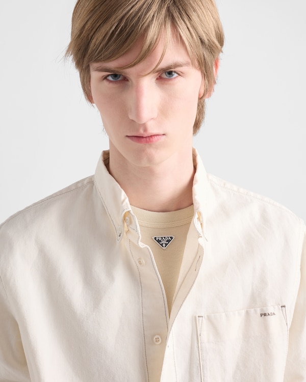 Cotton T-shirt - Limestone Cotton T-shirt - Limestone