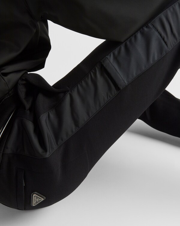 Sweatpants with Re-Nylon details Sweatpants with Re-Nylon details