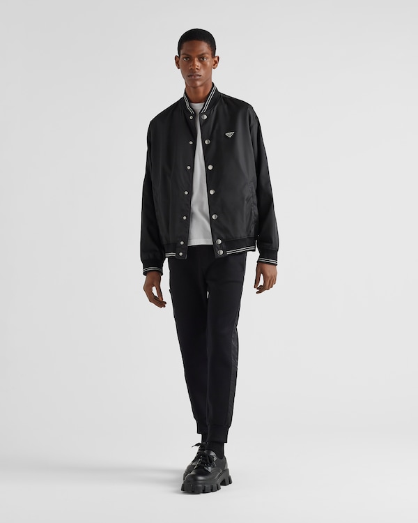 Sweatpants with Re-Nylon details Sweatpants with Re-Nylon details