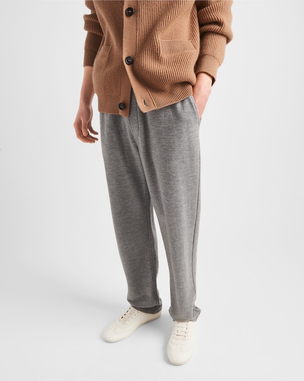 Pantalon en coton molletonné Pantalon en coton molletonné