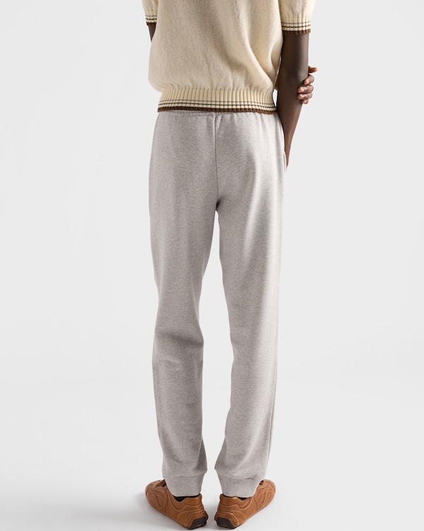 Cotton fleece joggers - Grey Cotton fleece joggers - Grey