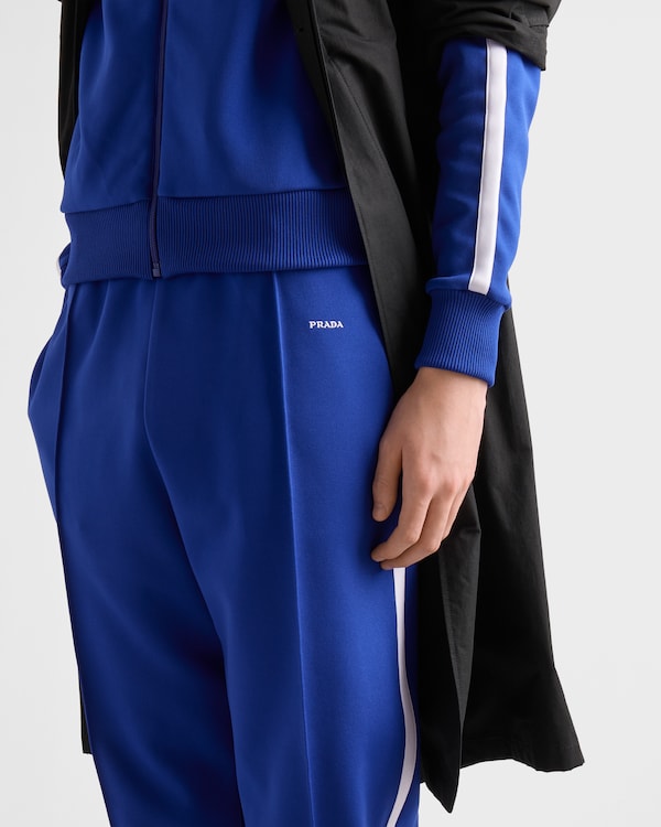 Technical fabric pants - Cornflower Blue/White Technical fabric pants - Cornflower Blue/White