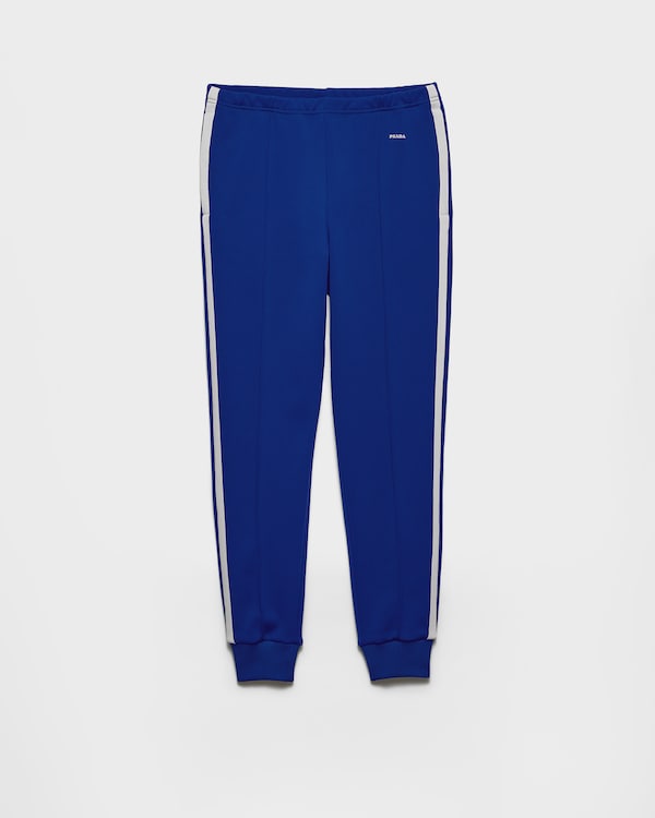 Technical fabric pants - Cornflower Blue/White Technical fabric pants - Cornflower Blue/White