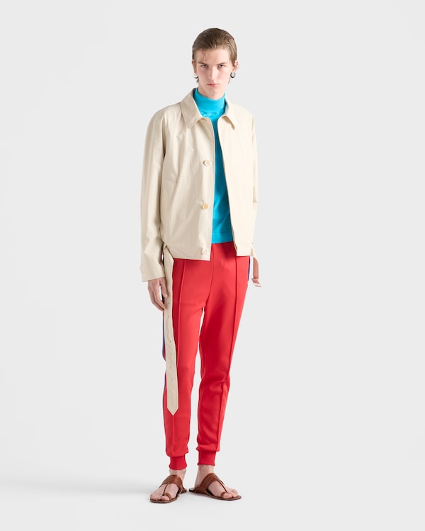 Technical fabric pants - Red/Bright Blue Technical fabric pants - Red/Bright Blue