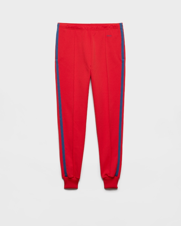 Technical fabric pants - Red/Bright Blue Technical fabric pants - Red/Bright Blue