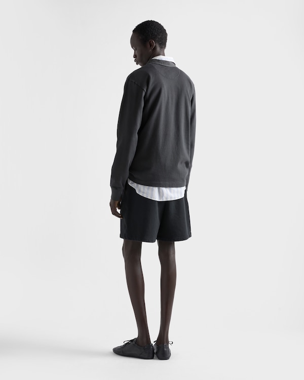 Cotton Bermudas - Black Cotton Bermudas - Black
