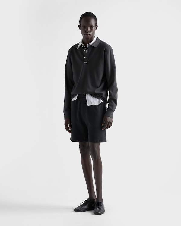 Cotton Bermudas - Black Cotton Bermudas - Black