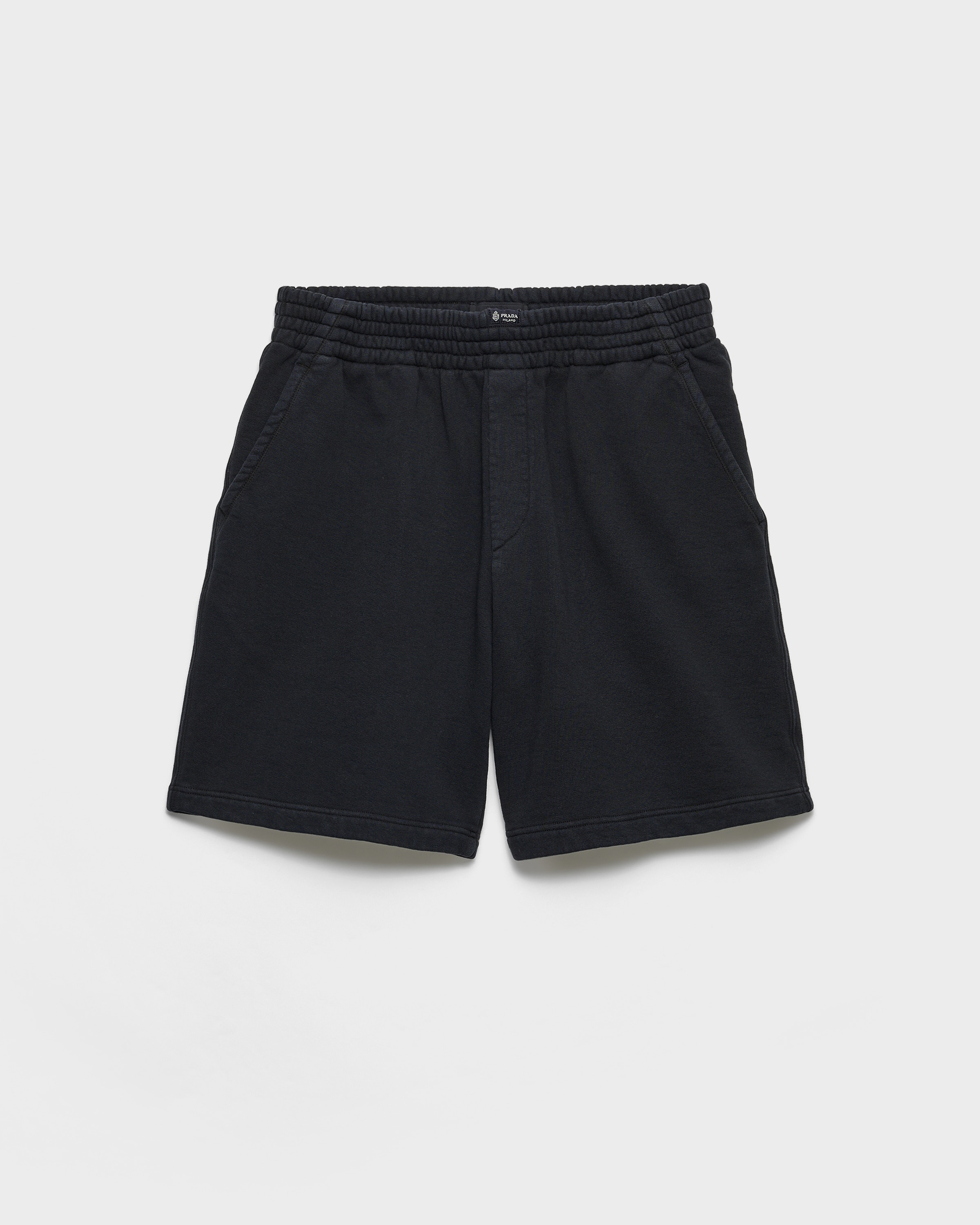 Prada Cotton Bermudas, Man, Black, Size XS