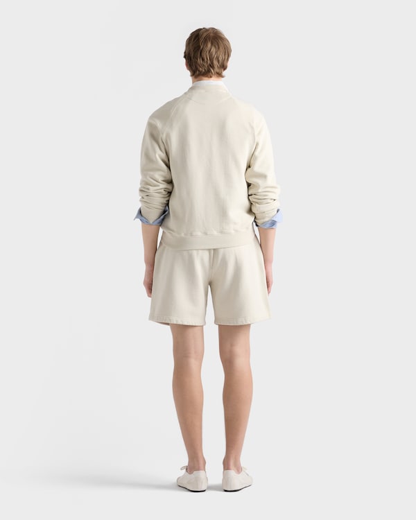 Cotton Bermudas - Chalk White Cotton Bermudas - Chalk White