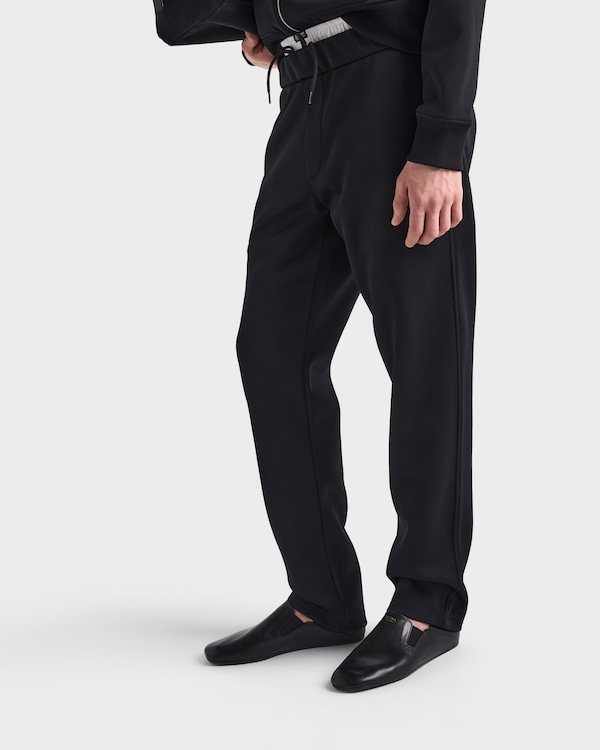 Pantalon en jersey technique - Noir Pantalon en jersey technique - Noir