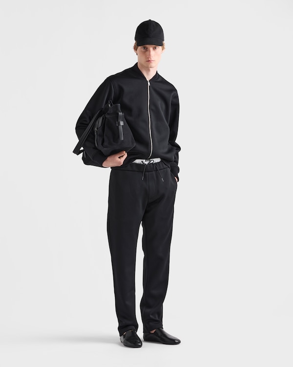 Pantalon en jersey technique - Noir Pantalon en jersey technique - Noir