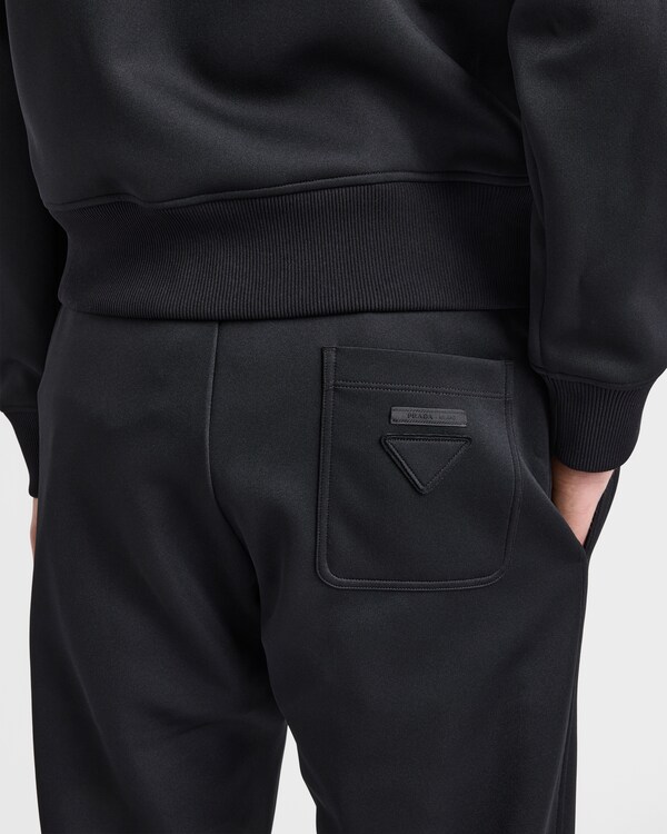 Pantalon en jersey technique - Noir Pantalon en jersey technique - Noir