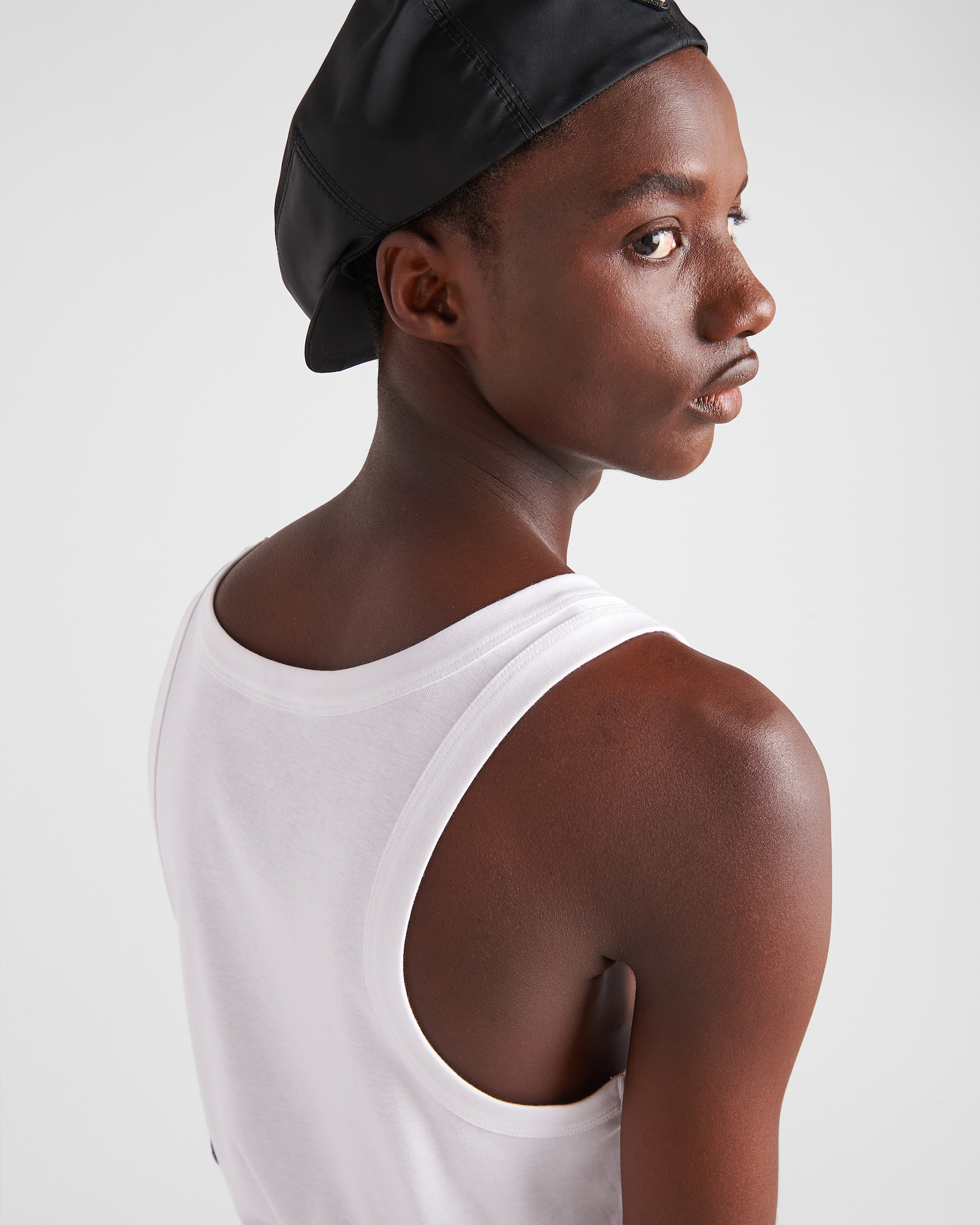 PRADA 26S CREW NECK TANK TOP 657 main image 0