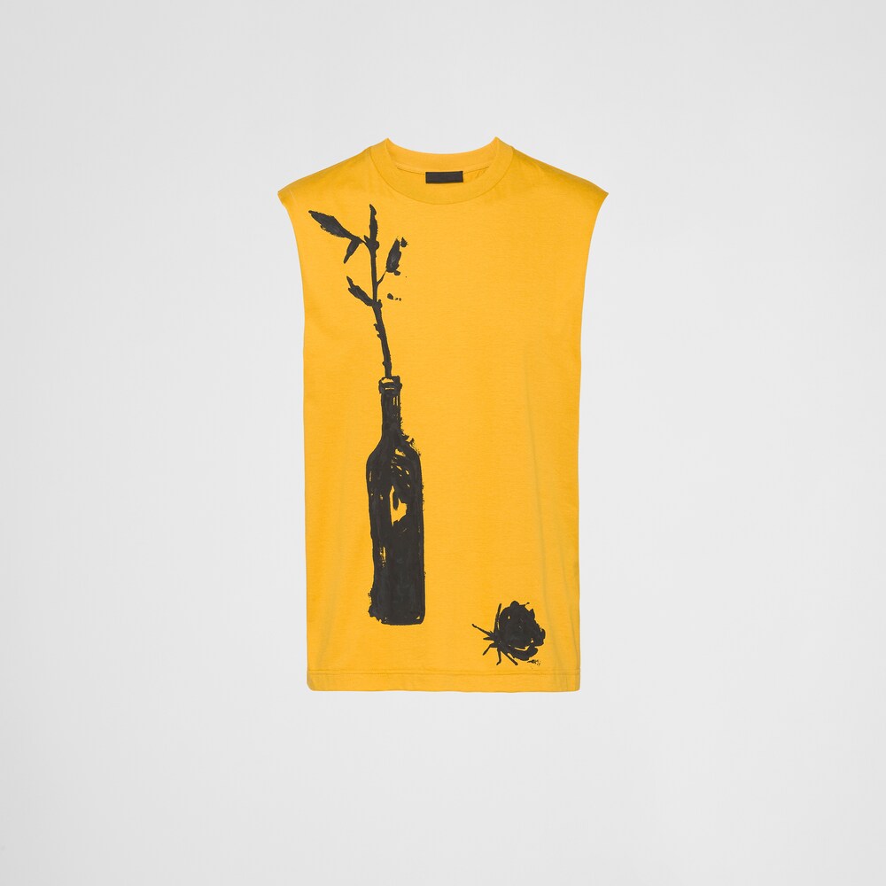 Prada Printed cotton top 1