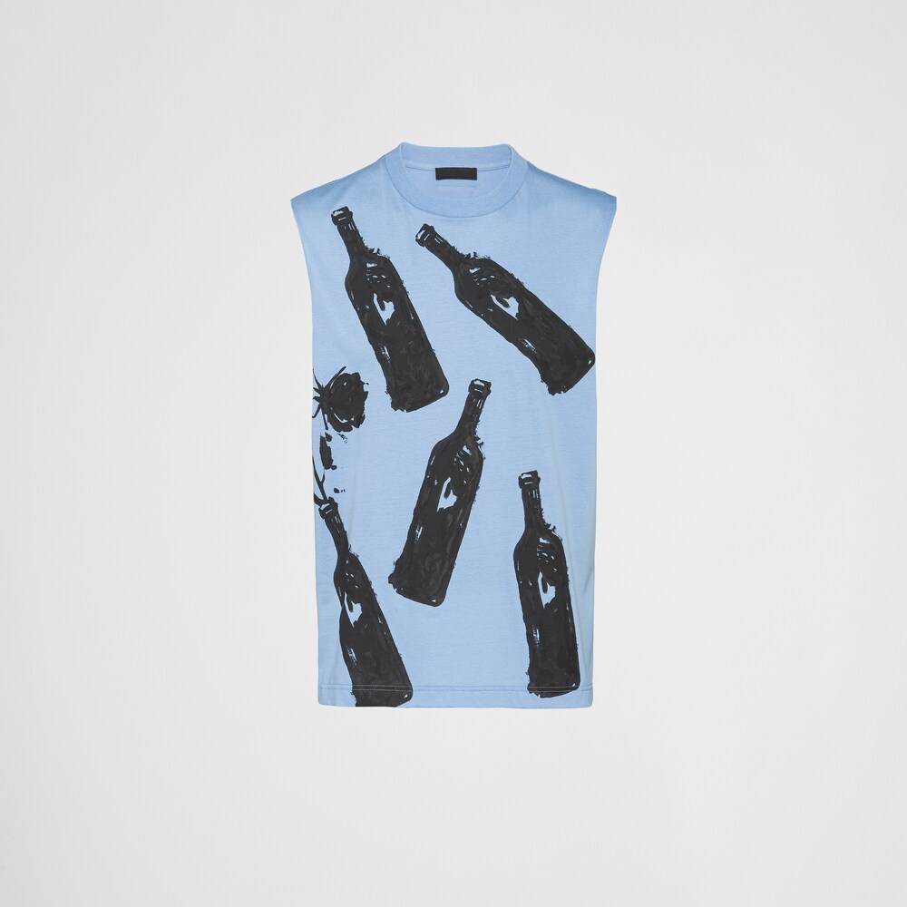 Prada Printed cotton top 1