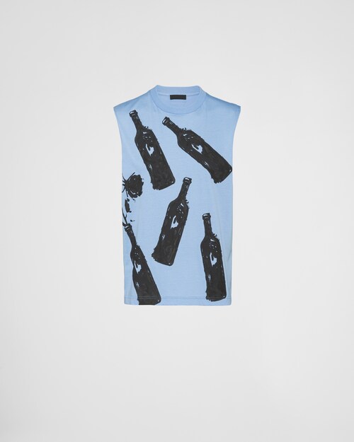 Prada Printed cotton top 1
