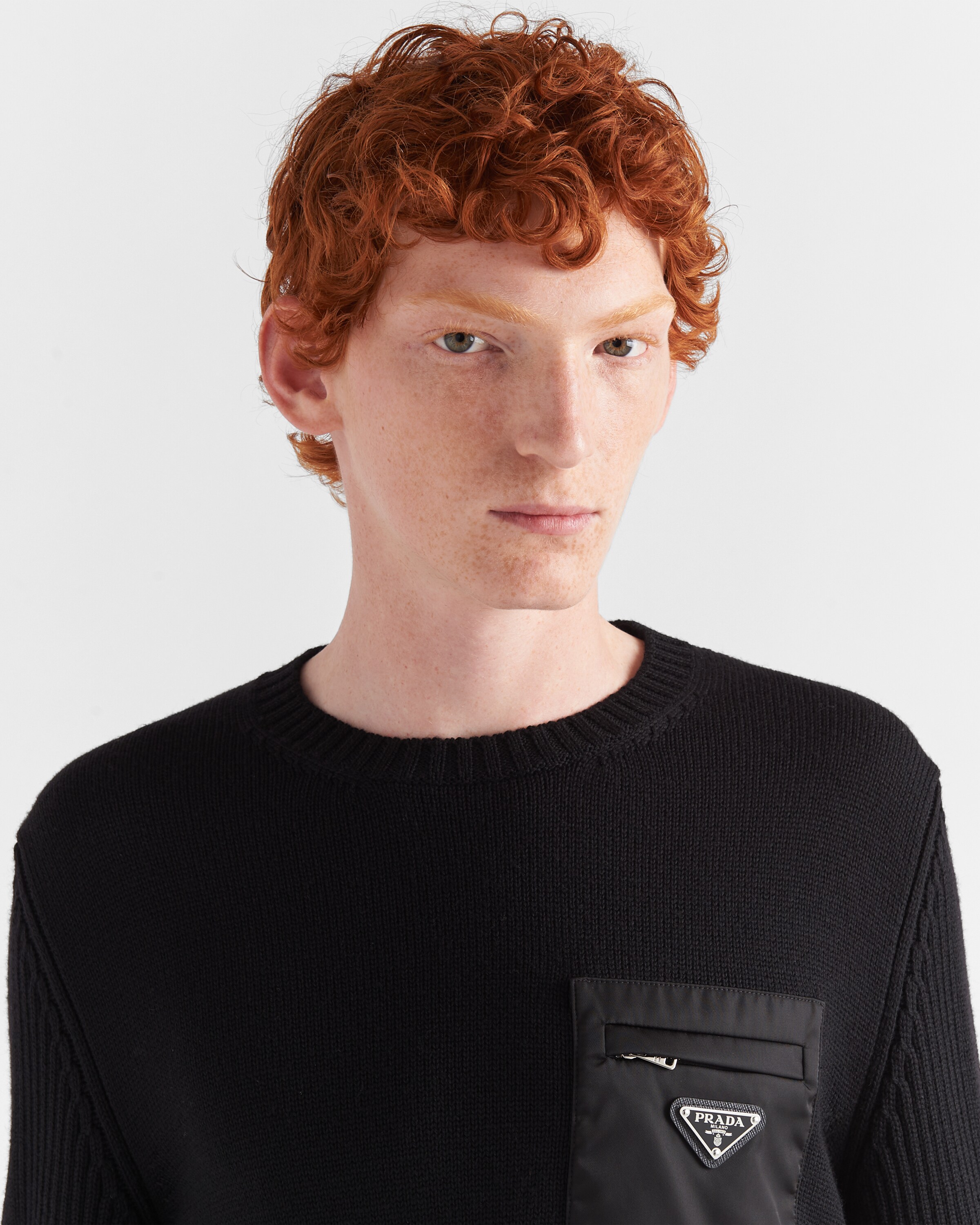 Black Wool Sweater PRADA