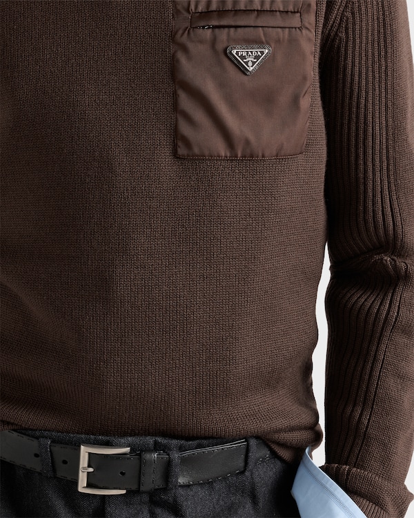 Wool sweater - Dark Brown Wool sweater - Dark Brown