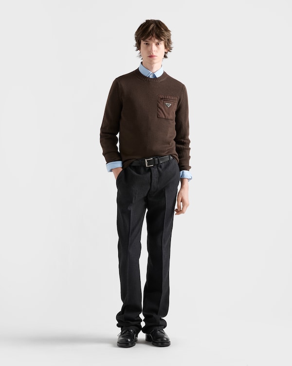 Wool sweater - Dark Brown Wool sweater - Dark Brown