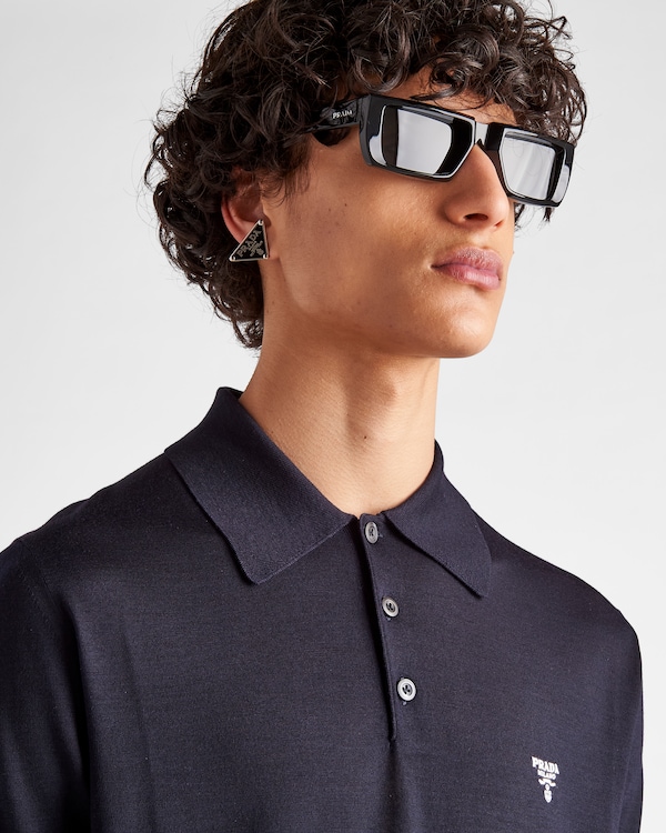 Superfine wool polo shirt Superfine wool polo shirt