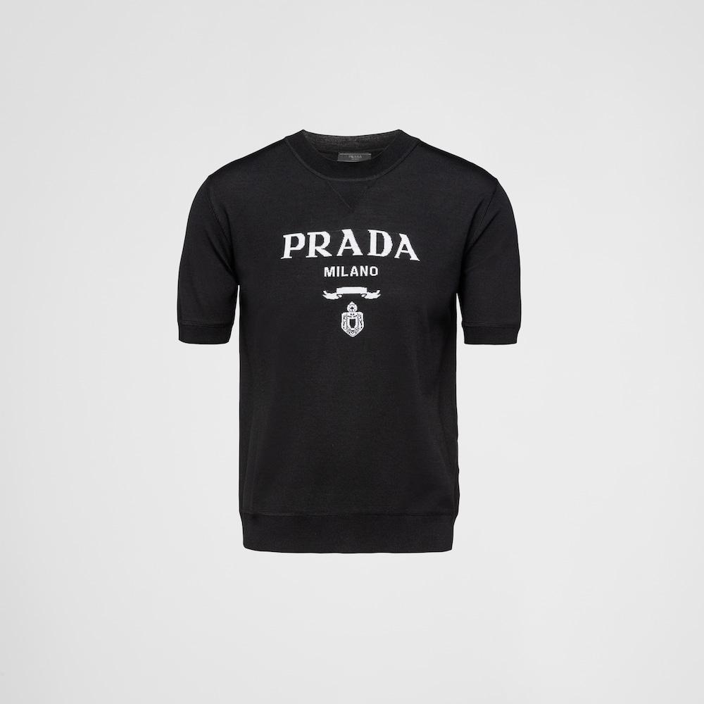 Prada 超精紡羊毛圓領毛衣 1