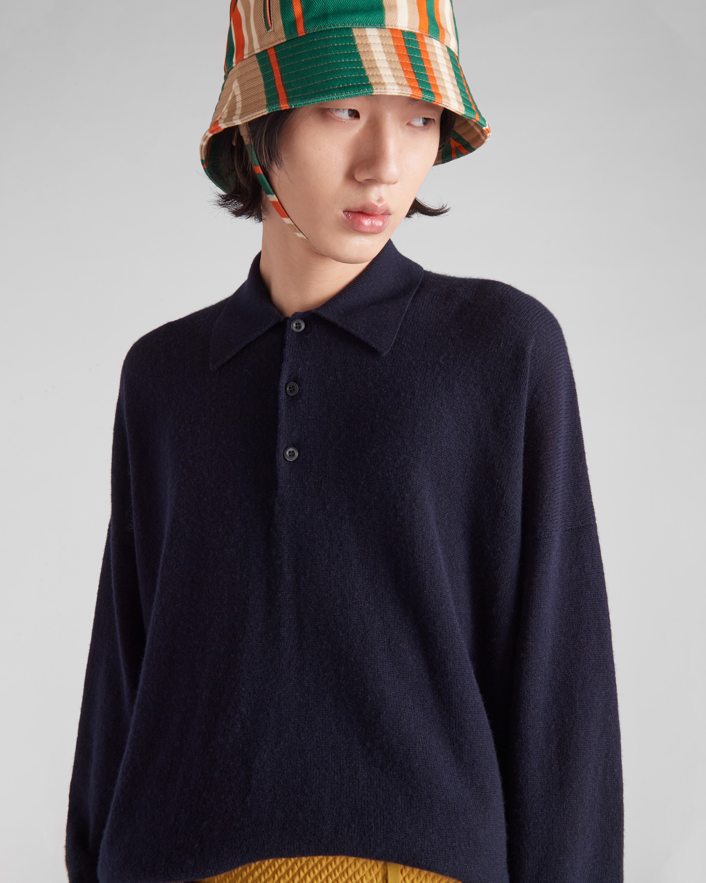 カシミア ポロシャツ カシミア ポロシャツ
