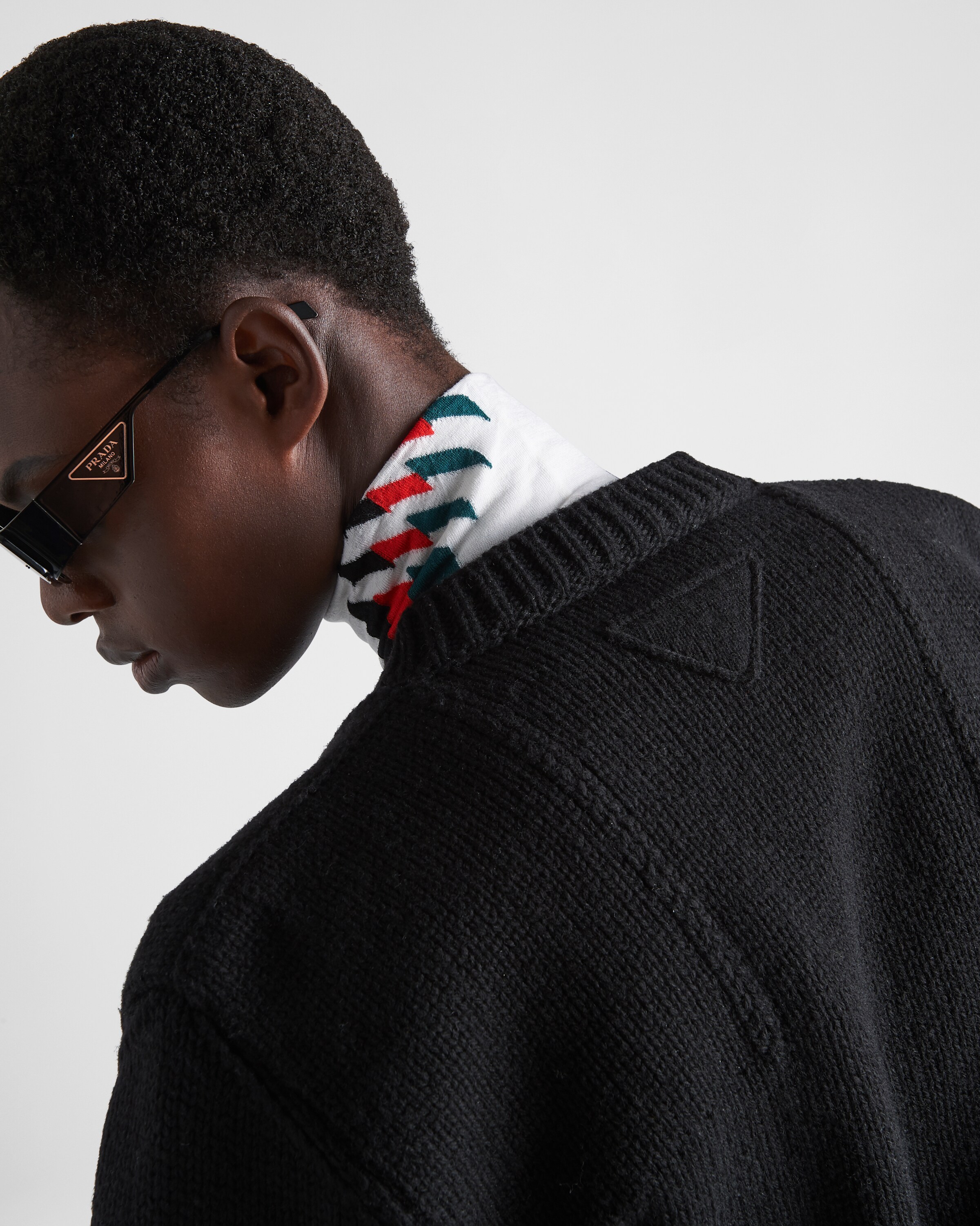 Prada Shetland wool V\u002Dneck sweater 4