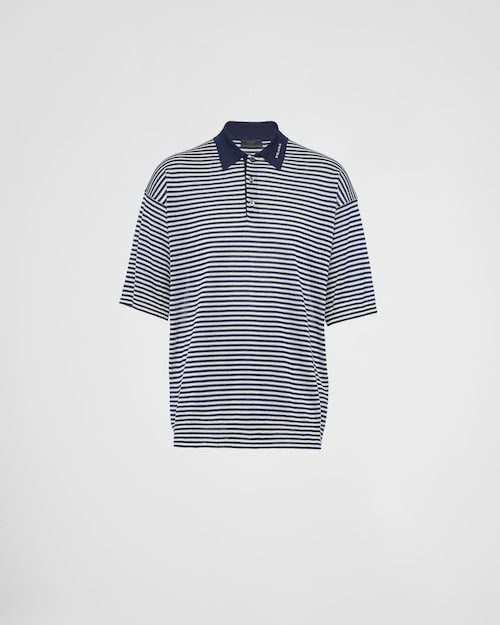 Prada Silk and cotton polo shirt 1