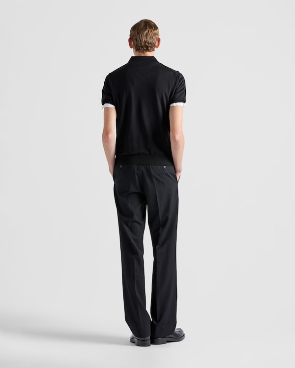 Superfine wool polo shirt Superfine wool polo shirt