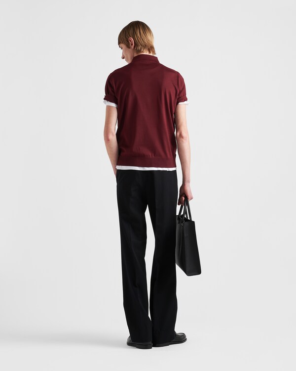 Superfine wool polo shirt Superfine wool polo shirt