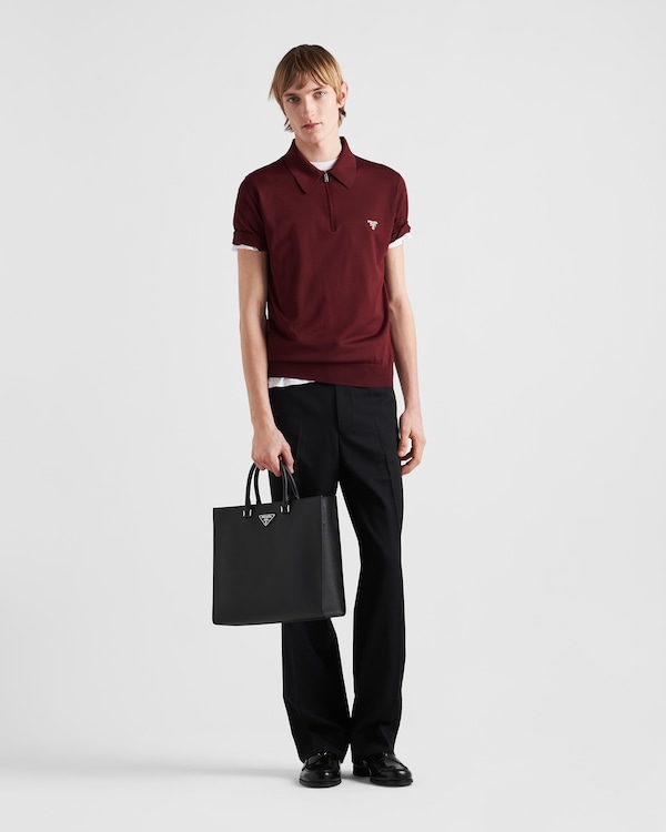 Superfine wool polo shirt Superfine wool polo shirt