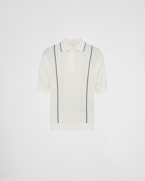 Prada Polo en soie et coton 1