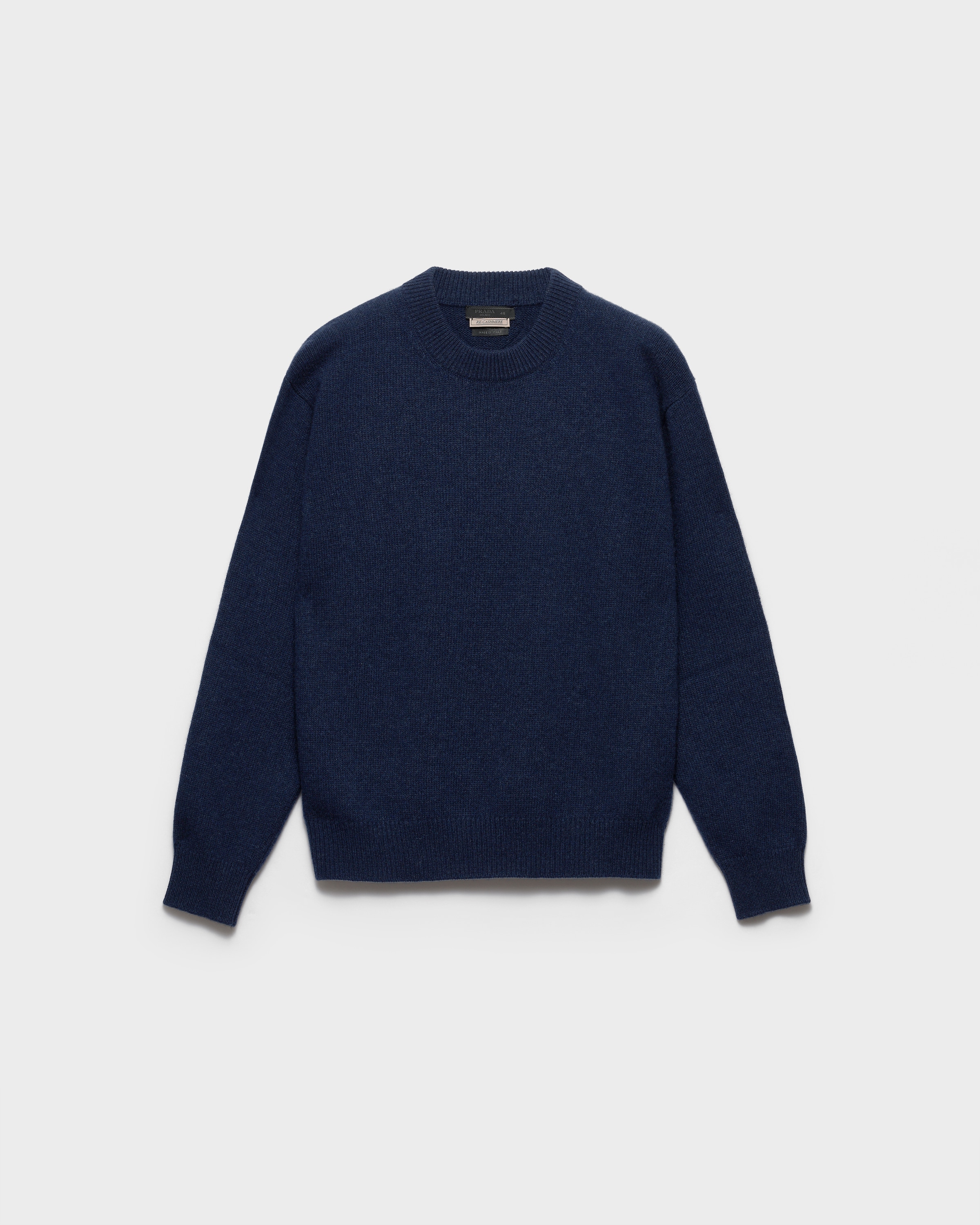 インクブルー Re-cashmere クルーネック セーター | PRADA - 日本
