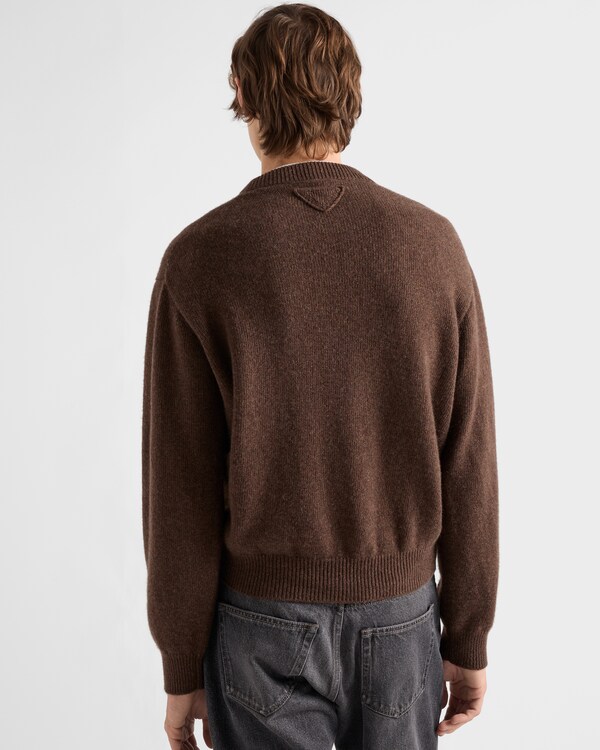 Re-Cashmere crew-neck sweater - Cocoa Brown Re-Cashmere crew-neck sweater - Cocoa Brown