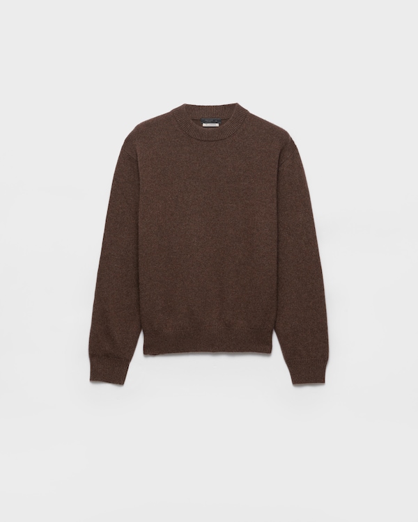 Re-Cashmere crew-neck sweater - Cocoa Brown Re-Cashmere crew-neck sweater - Cocoa Brown