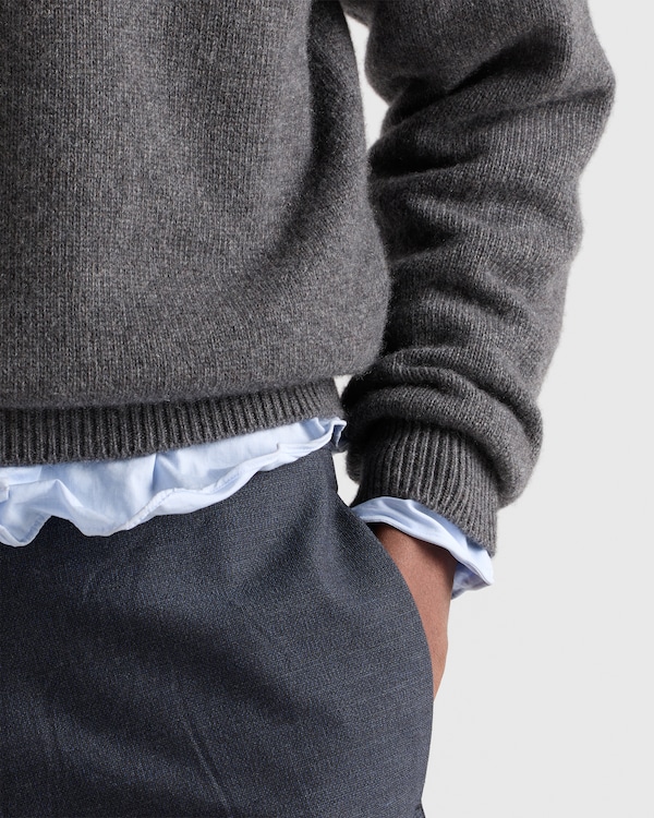 Pull à col rond en Re-Cashmere Pull à col rond en Re-Cashmere