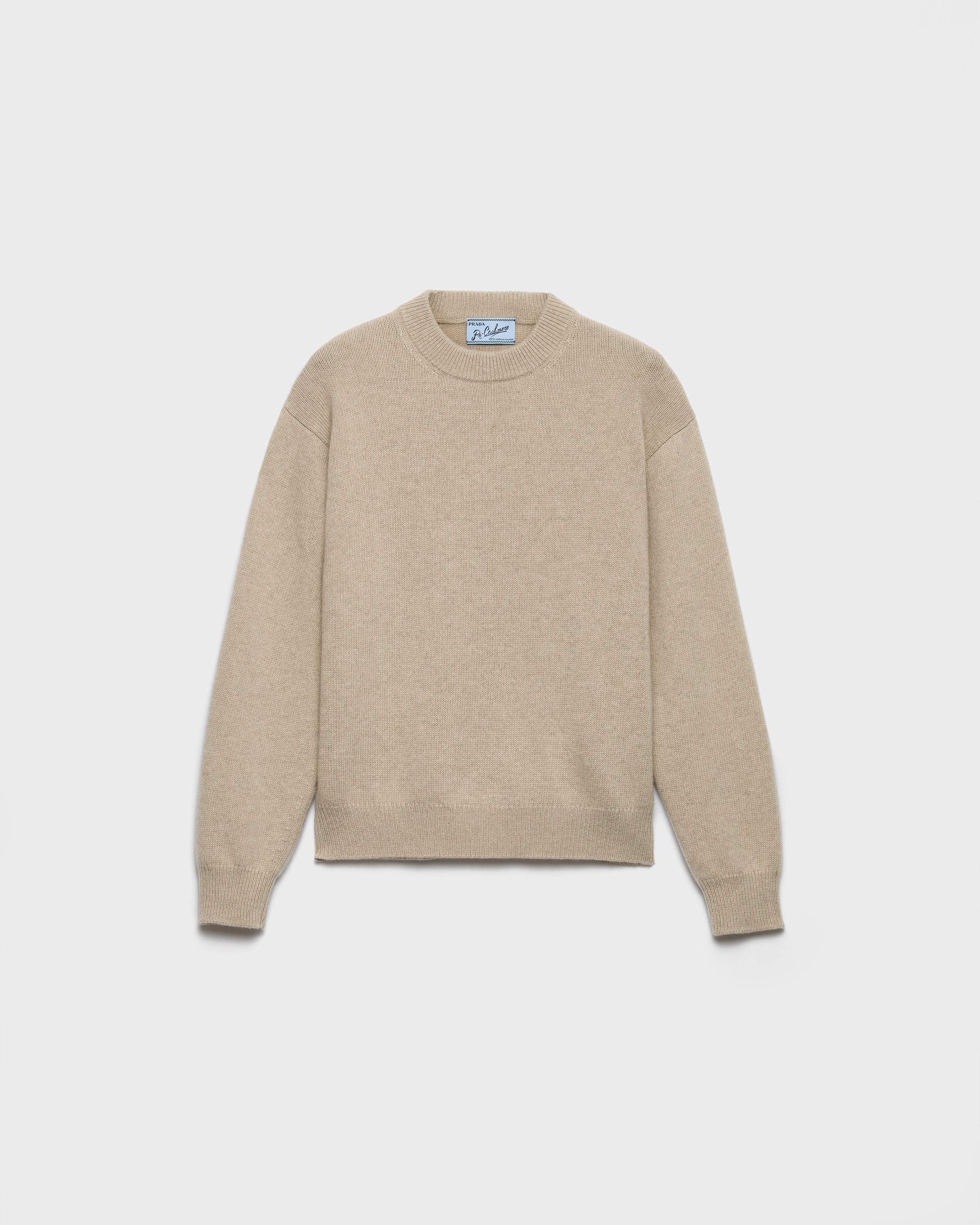 Hemp Re-Cashmere crew-neck sweater | PRADA - United States
