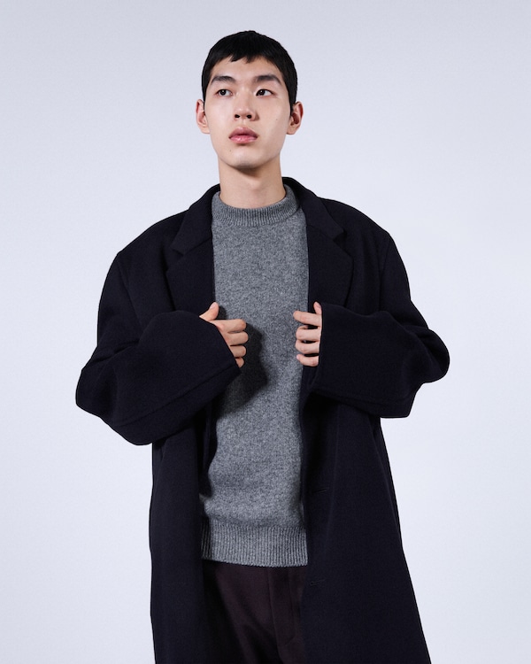 Pull à manches courtes en Re-Cashmere Pull à manches courtes en Re-Cashmere