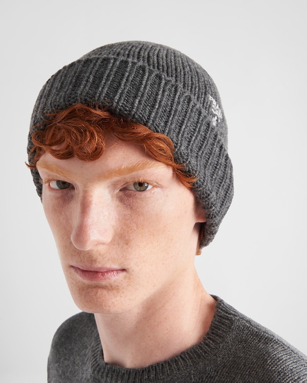 Bonnet en cachemire - Gris Ardoise Bonnet en cachemire - Gris Ardoise