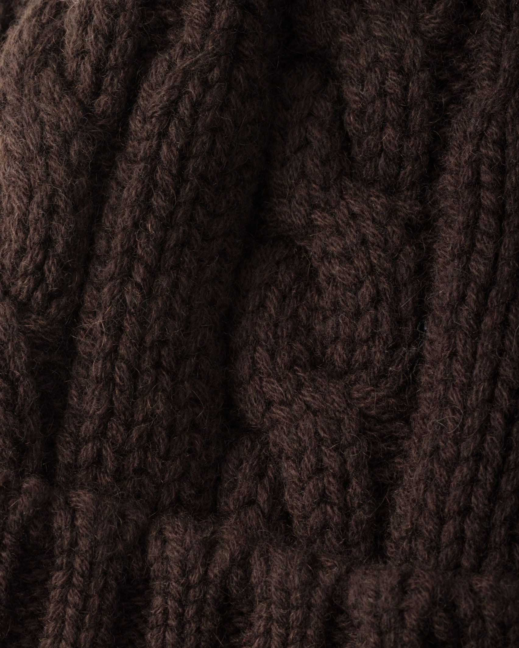 Prada Cashmere Beanie In Dark Brown