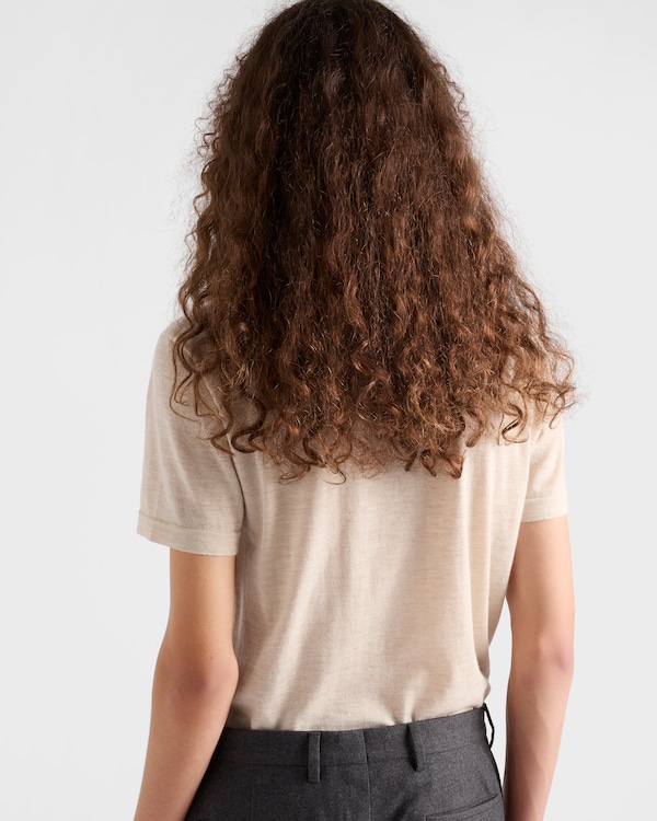 Oversize-T-Shirt aus Kaschmir Oversize-T-Shirt aus Kaschmir