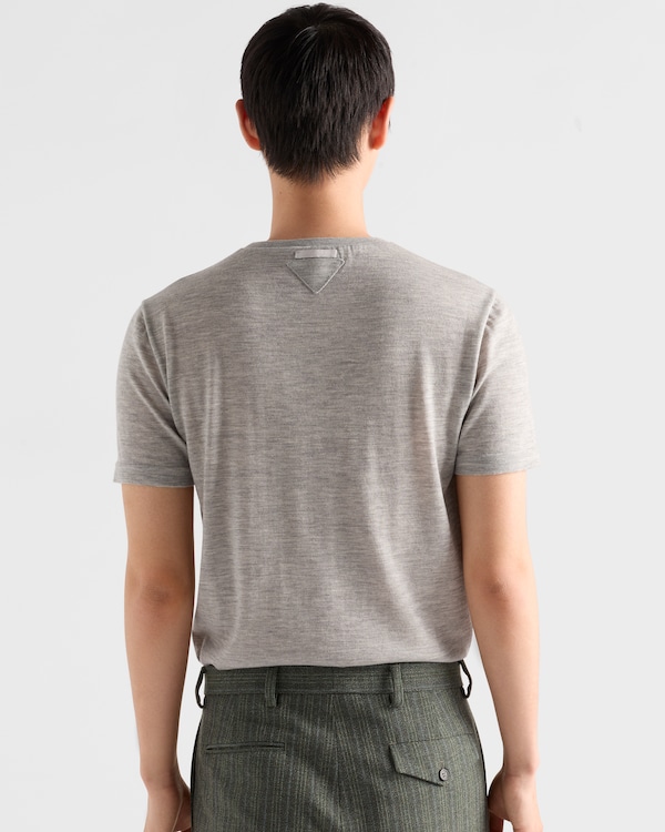 Oversize-T-Shirt aus Kaschmir Oversize-T-Shirt aus Kaschmir