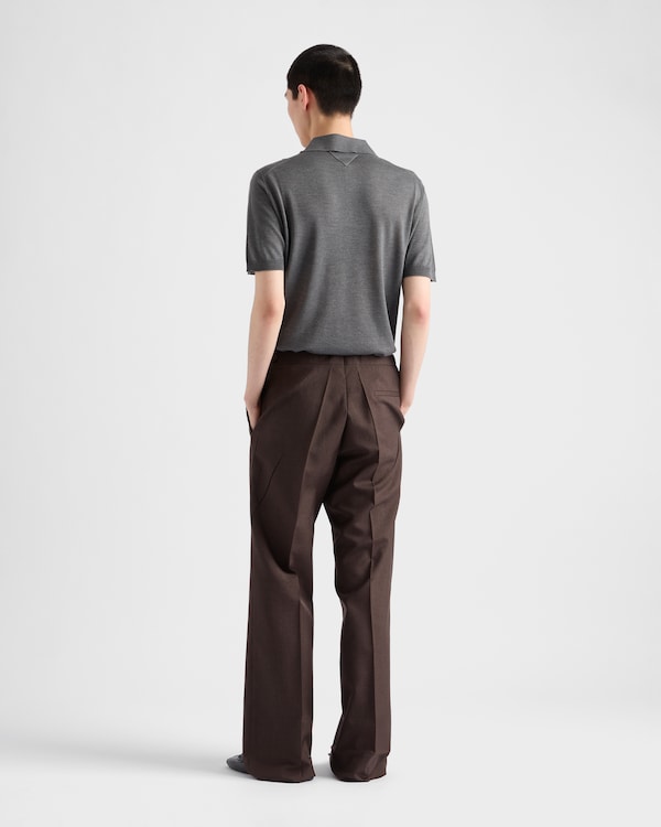 Polo en cachemire et soie Polo en cachemire et soie