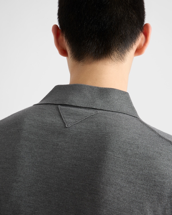 Polo en cachemire et soie Polo en cachemire et soie